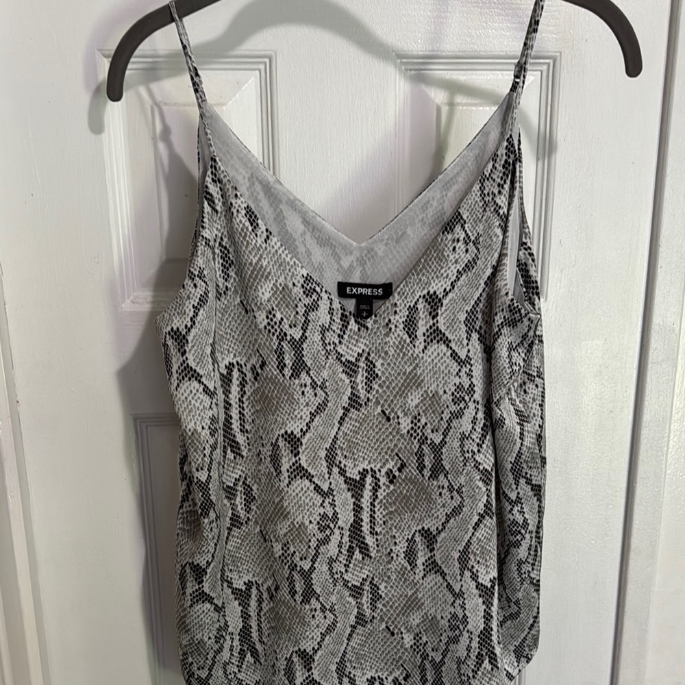 Express Black and White flowy Camisole